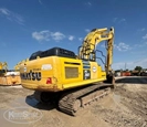 Used Komatsu Excavator in yard